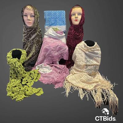 LS123 - Assorted Scarves and Wraps
