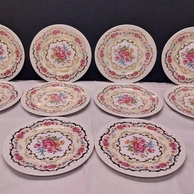 LS217 - Limoges/Goldinger Dessert Plates