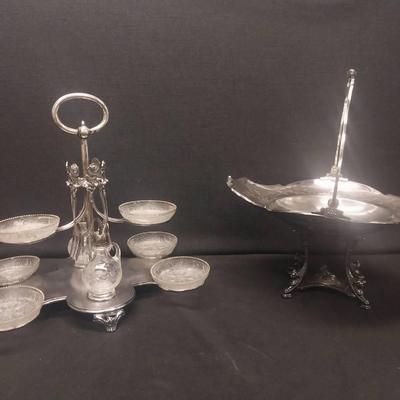 LS240 - Tufts Condiment Tray and Basket Serving Dish