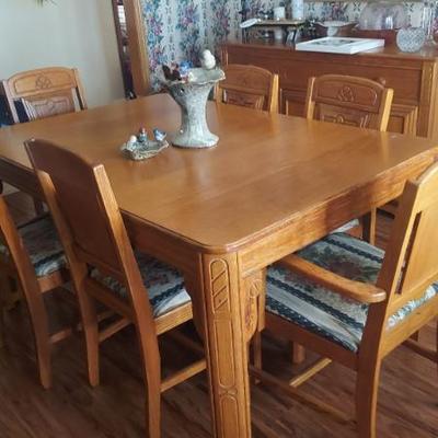 Sale Photo Thumbnail #38: Hidden extention in 1930's Table