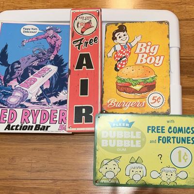 Tin Advertising Signs