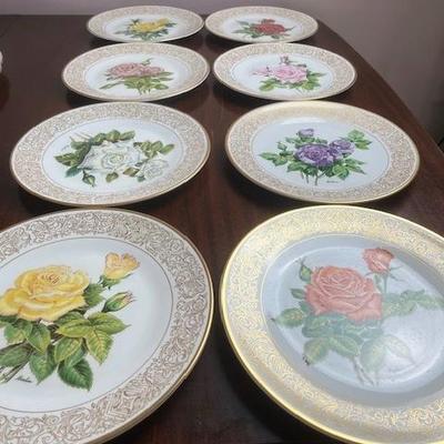 Boehm Rose Plate Collection 
