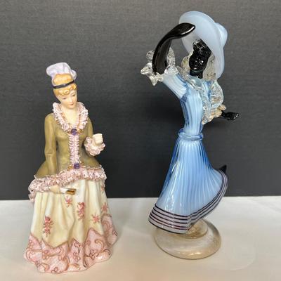 Murano Glass & Lefton China Ladies