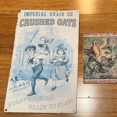 Vintage Tin Signs
