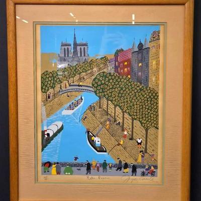Jacque Ranoule Signed & Numbered Print “Notre Dame” Paris