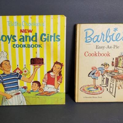 Vintage Barbie’s Easy As Pie Cookbook 1964 & Betty Crocker Boys & Girls Cookbook 1965