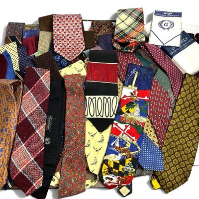 Vintage Men’s Ties & More - Harrods, Cuffs, Pendleton, & More 