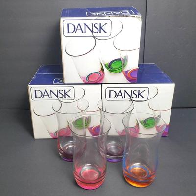 Dansk Spectra Tumblers - 12 With Boxes