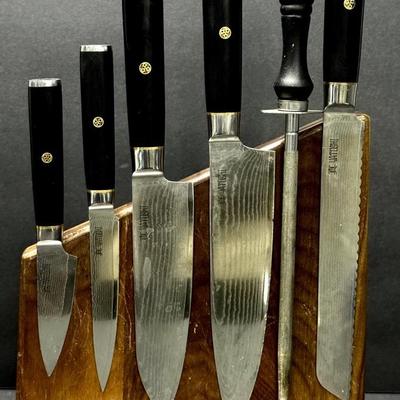 Yatoshi Knife Set With Magnetic Block