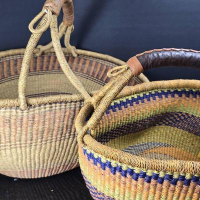 African Market Baskets - One New With Tags By Alaffia