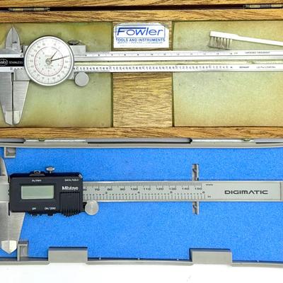 Vintage Mitutoyo Digimatic Digital Caliper 0–150mm, Helios 5" Stainless Dial Caliper