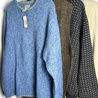 L.L. Bean Mens Sweaters - Most New W Tag - (Sizes L-XXL)
