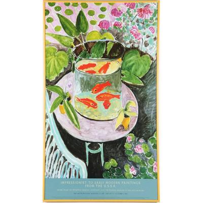 Impressionists To Early Modern Paintings FromThe USSR 1986 Exhibition Poster - Matisse, The Met