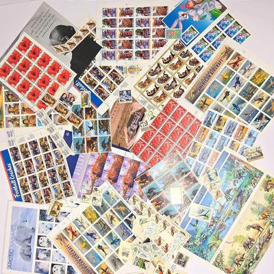 U.S. Stamp Sets – ~$100 Face Value: Space, Arctic, Dinosaurs, Football, Aircraft & More