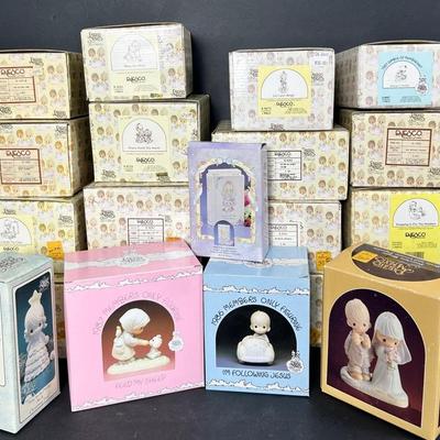 Enesco Precious Moments Figurines In Boxes Lot 3