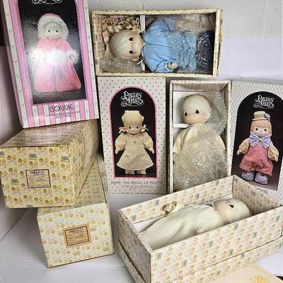 Enesco Precious Moments Dolls & Figurines In Boxes Lot 5
