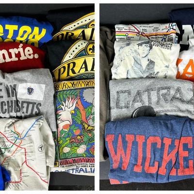 Vintage & Contemporary Graphic T-shirts - Most Size Small