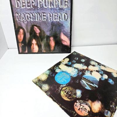 Vintage Deep Purple & Pink Floyd Vinyl Records – Classic Rock LPs