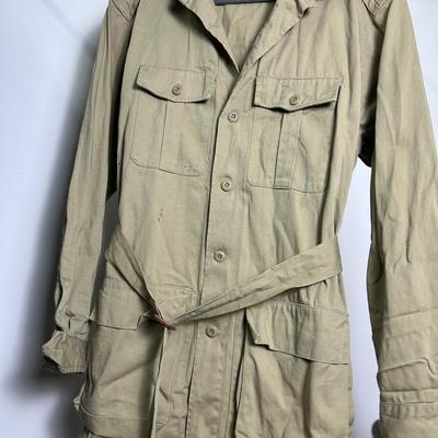 Vintage L.L. Bean Khaki Safari Jacket - Size XL
