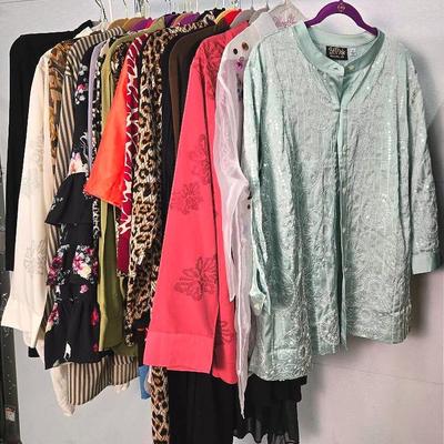 Women’s Formal Shirts & Sweaters (size XL, 1X, 2X)