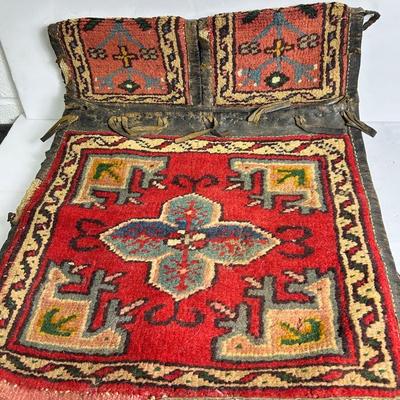 Turkish Bergama Heybe Saddle Bag - 50x18”