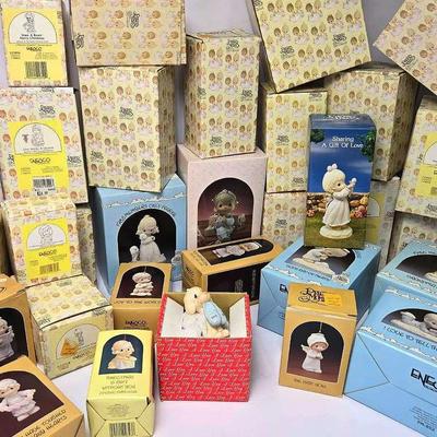 Enesco Precious Moments Figurines In Boxes Lot 7
