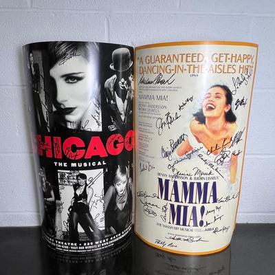 Signed Cast Posters For Chicago & Mama Mia - 22x14”