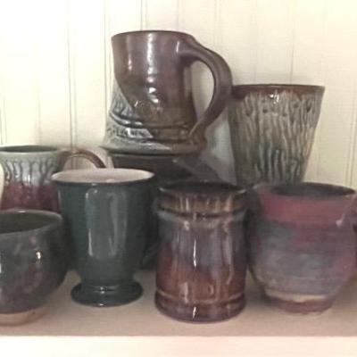 Signed Artisan Pottery (10)