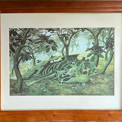Signed and Numbered  A Clark Fantasy Print