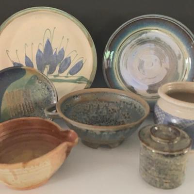Collection Of Hand Thrown Pottery