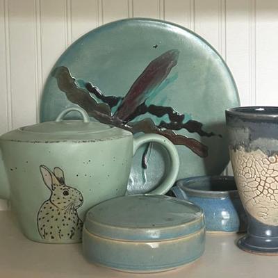 Signed Artisan Pottery (5) #1