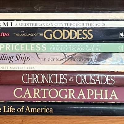 Books on Art, Medieval Times, Nature, Cartography (9)