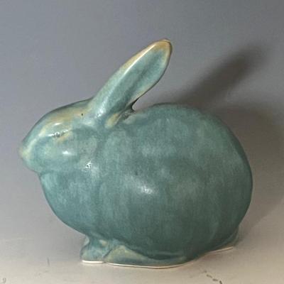 2013 Rookwood Pottery Rabbit Paperweight 