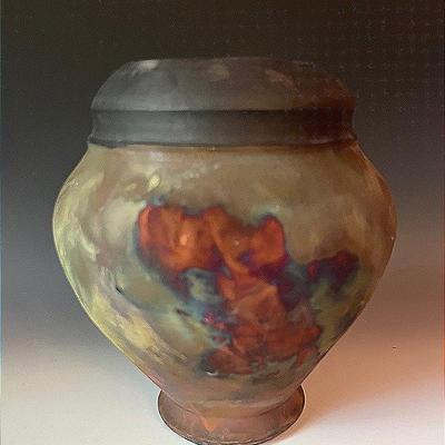 Signed Raku Vase