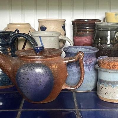 Signed Artisan Pottery (10)