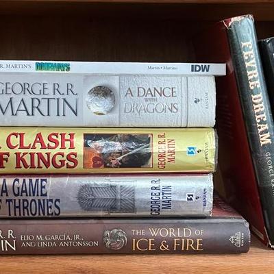 Signed George R. R. Martin Sci Fi/Fantasy Books with Others Unsigned 