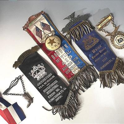 1870s Association Ribbons (6)