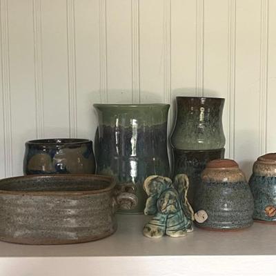 Signed Artisan Pottery (8)