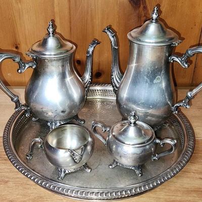 Vintage Wm Rogers Tea Set