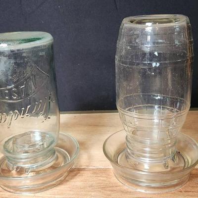 Mason Jar Water Feeders