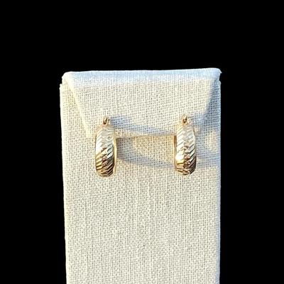 14k Gold Loop Earrings