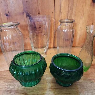 Lot of Glass Vases #1