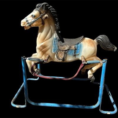 Vintage Spring Riding Horse 