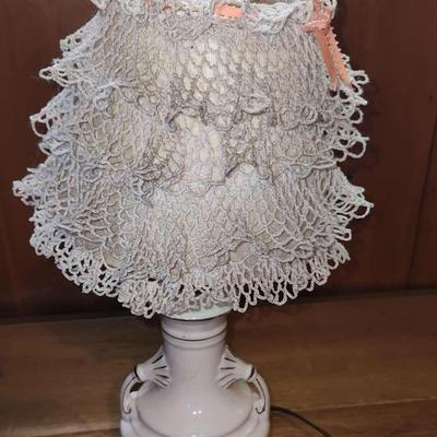 Vintage Laced Lamp