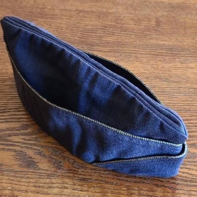 Flight Ace Military Cap In Bold Blue With Metallic Tone Accents