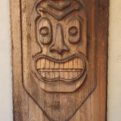 Kahu Kane Tiki Door/Panel – Island Protector & Good Luck Charm