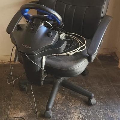 Logitech Driving Force Gaming Equipment With Chair