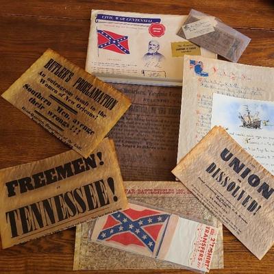 Fun Finds For History Buff's - Civil War Printed Materials Replicas