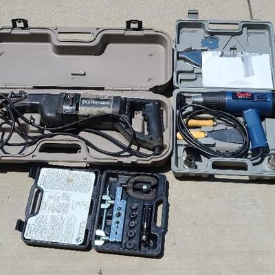 Power Tool Set – Soldering Gun, Reciprocating Saw, Heat Gun, Rotary Tool, and More