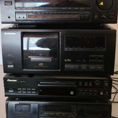 Pioneer 4 Piece Set (CD, Cassette, CD Recorder, A/C Receiver)